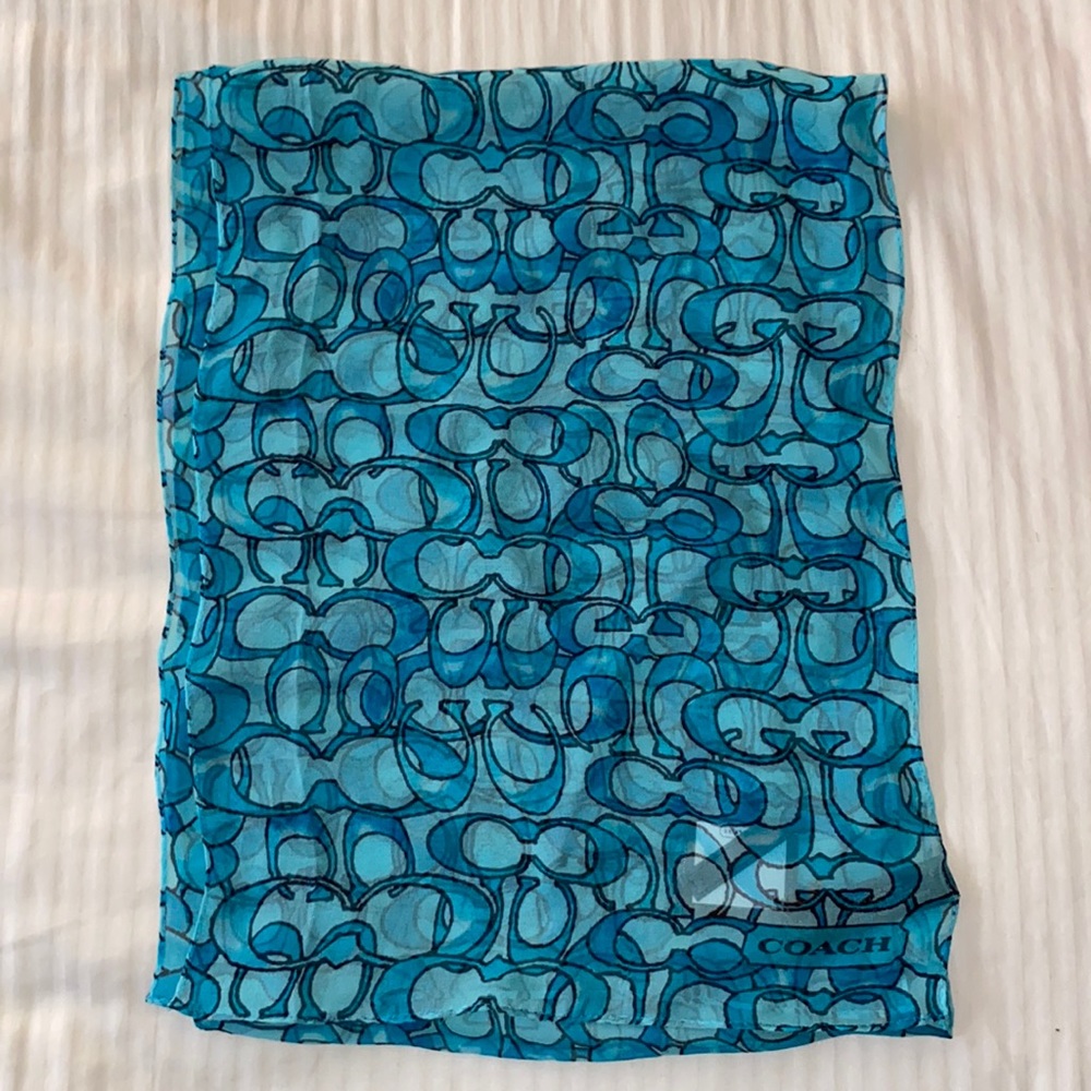 COACH silk scarf